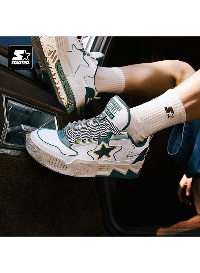 Starter Classic Bestselling Sound Wave 2 Star Shoes Versatile Sports Sneakers White/green 35 - Image 1