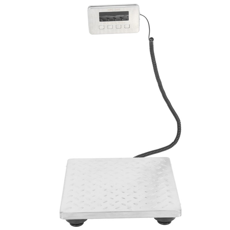 Postal Scale: Stainless Steel Platform With Non-Slip Feet - Built-In Battery & USB Cable, Separable Digital Display for Home Warehouse, Business Office, Post Office Use - Image 4