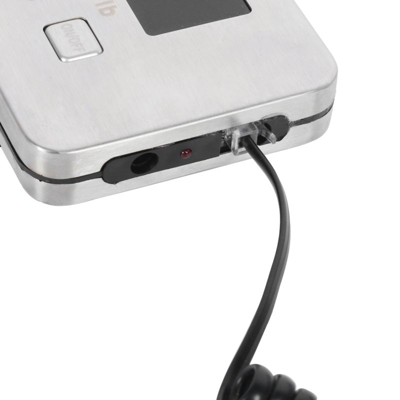 Postal Scale: Stainless Steel Platform With Non-Slip Feet - Built-In Battery & USB Cable, Separable Digital Display for Home Warehouse, Business Office, Post Office Use - Image 3