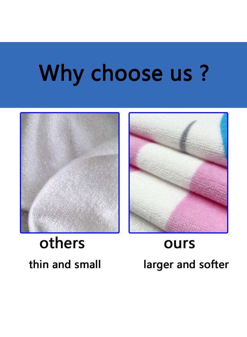 UOTOPO Kids Hooded Beach Bath Towel, 100% Cotton Girls Children Swimming Towel, Bath Poncho Bath Robe Surfing Toddler Gifts  - Image 4