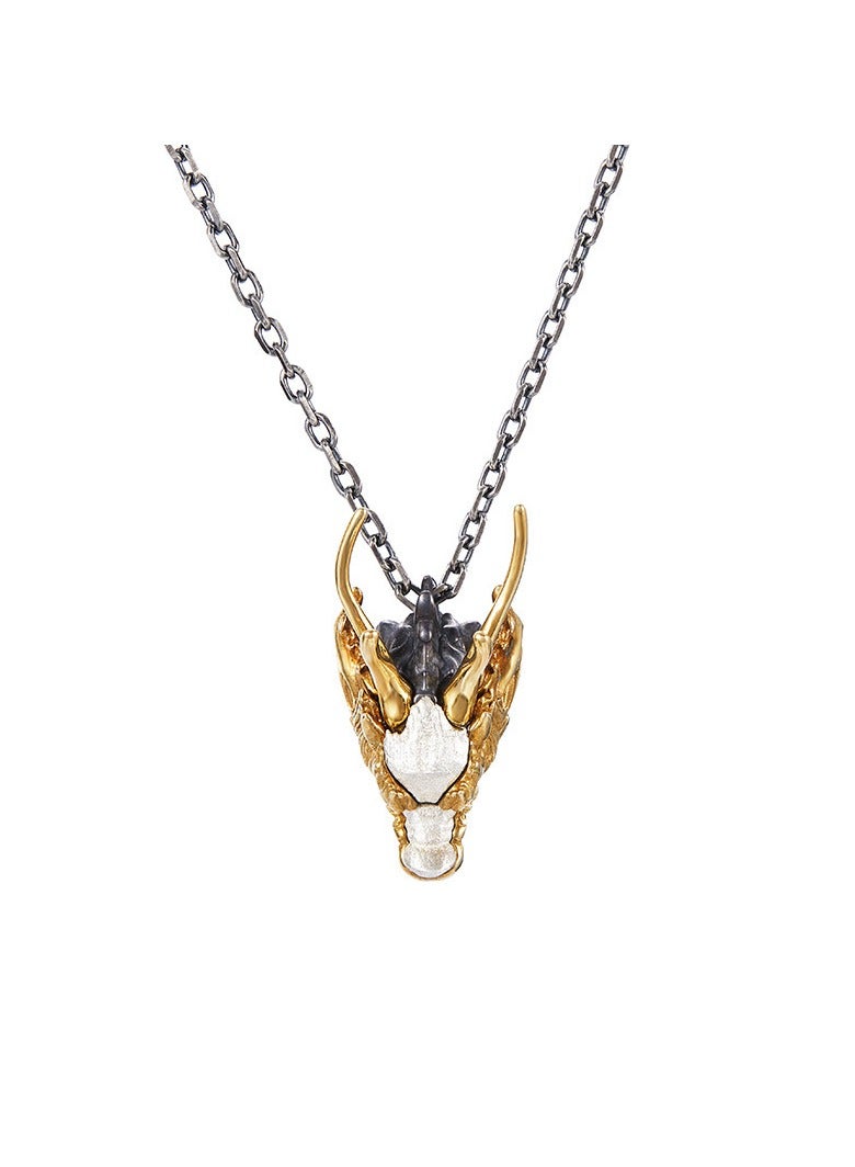 New Ring Necklace For Men And Women H146 Index Finger Fing Live Dragon Claw