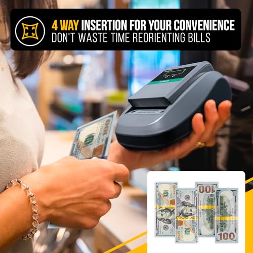 Kolibri KCD1000 4Way Orientation Portable Fake Currency Reader and Counterfeit Bill Detector with UM Magnetic Infrared Counterfeit Money Detector Easy PassFail Indicator KCD1000 - Image 3
