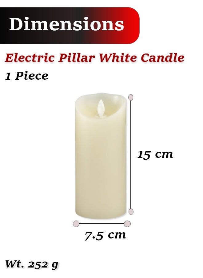 Feelings Electric Pillar Candle 7.5X15 - Image 2