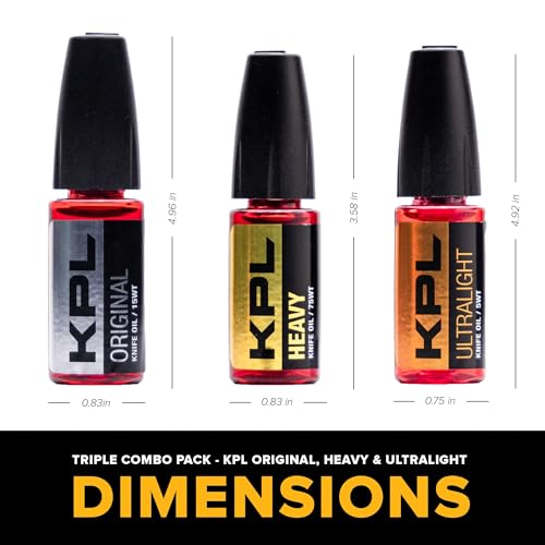 Knife Pivot Lube – Combo Pack (Original, Heavy, Ultralight) – Knife Oil for Blades – 3 x 10ml Lubricant Bottles - Image 5