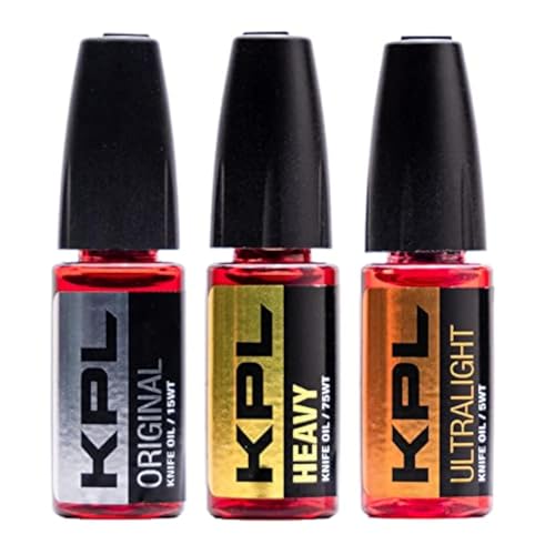 Knife Pivot Lube – Combo Pack (Original, Heavy, Ultralight) – Knife Oil for Blades – 3 x 10ml Lubricant Bottles - Image 1