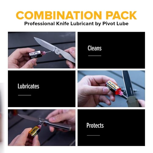 Knife Pivot Lube – Combo Pack (Original, Heavy, Ultralight) – Knife Oil for Blades – 3 x 10ml Lubricant Bottles - Image 4