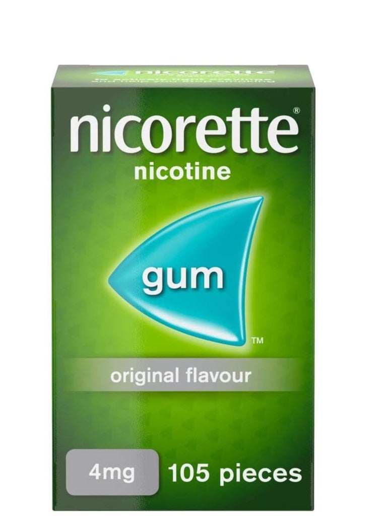 nicorette Nicorette	Original 4mg Gum	105 pieces  - Image 1