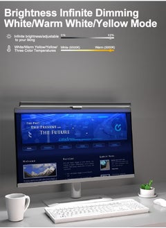 Flash USB Powered Computer Monitor Lamp,LED Laptop Hanging Light for Office/Home/Gaming/Desk with Adjustable Brightness/Color 500MM  - Image 4