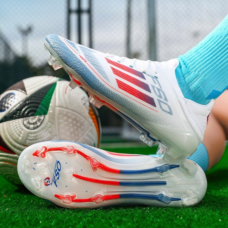 أحذية كرة القدم منخفضة الكعب F50 الجديدة عبر الحدود للذكور والإناث الطلاب مع مسامير طويلة لمنافسة كأس العالم على العشب المكسور والتدريب - Image 5
