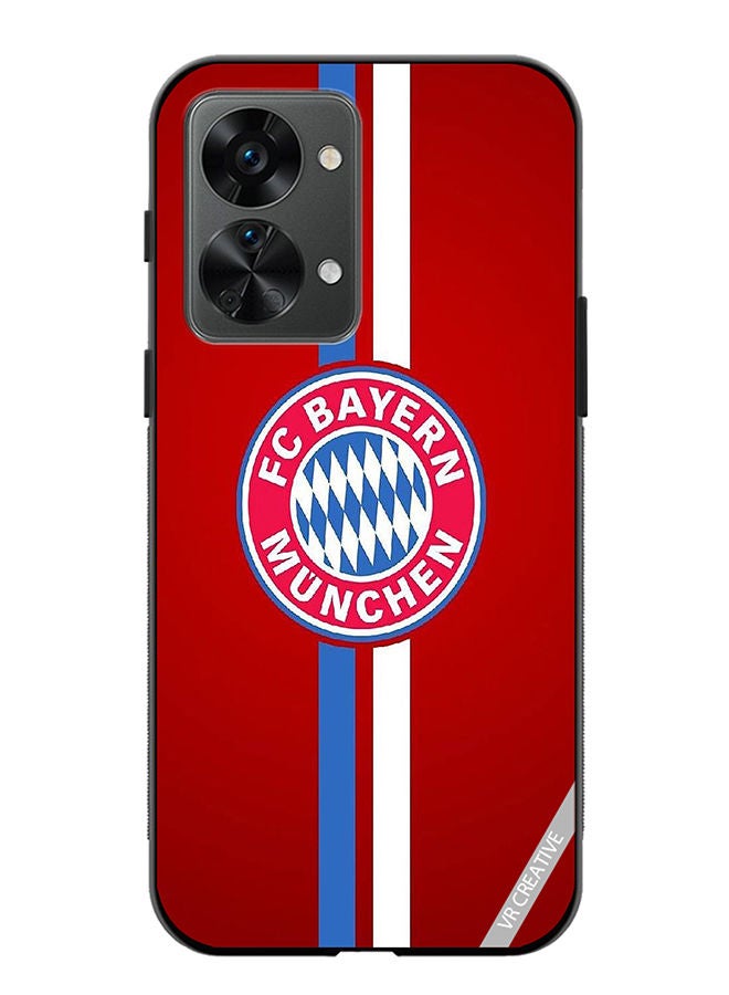 VR CREATIVE Protective Case Cover For OnePlus Nord 2T Fc Bayern Munchen Logo Red Design Multicolour - Image 1