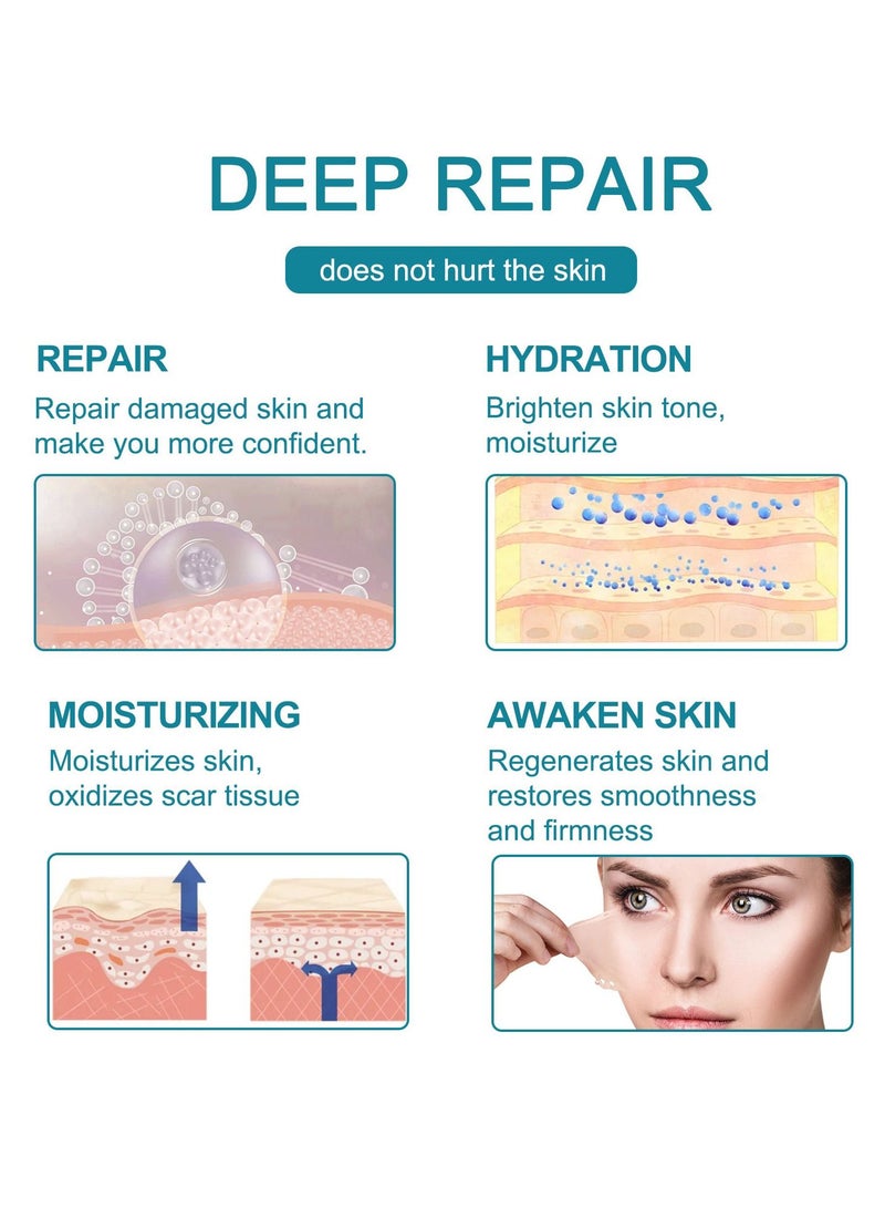 Elaimei لاصق ندبات سيليكون ذاتي اللصق لإزالة الندبات، شرائح سيليكون طبية، شريط سيليكون، لاصق جل سيليكون لإزالة ندبات جراحة شد البطن 4CM*1.5M - Image 2