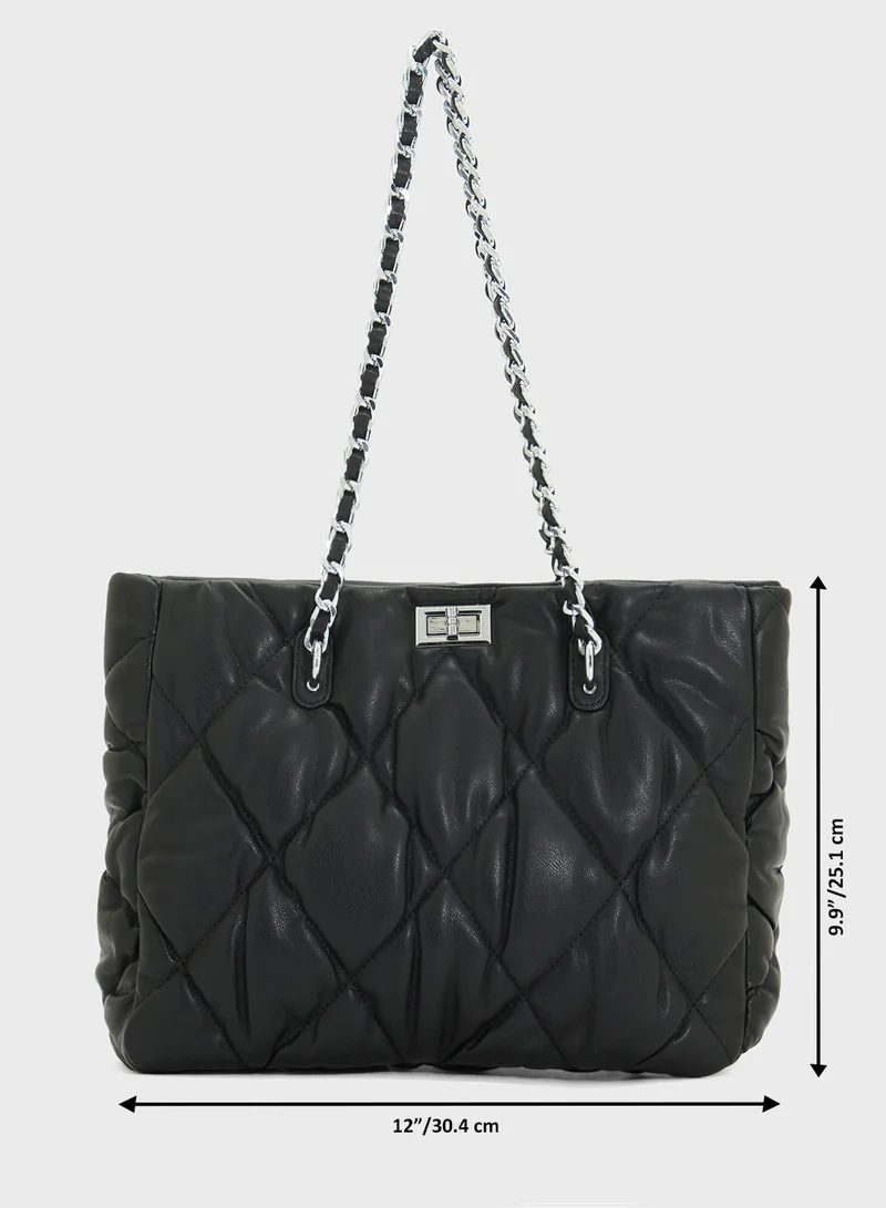 ELLA Quilted Ladies Tote Bag