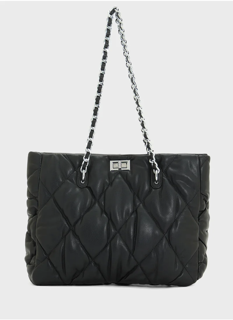 ايلا Quilted Ladies Tote Bag