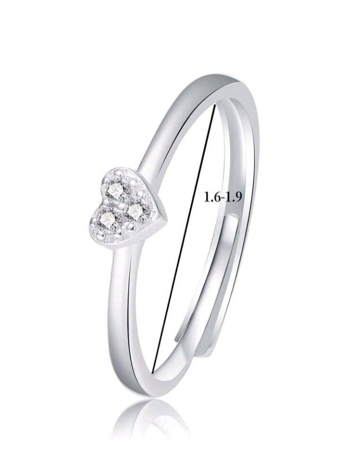 Jewelry For Life - Pure 925 Sterling Silver Ring For Women One Size - Image 1