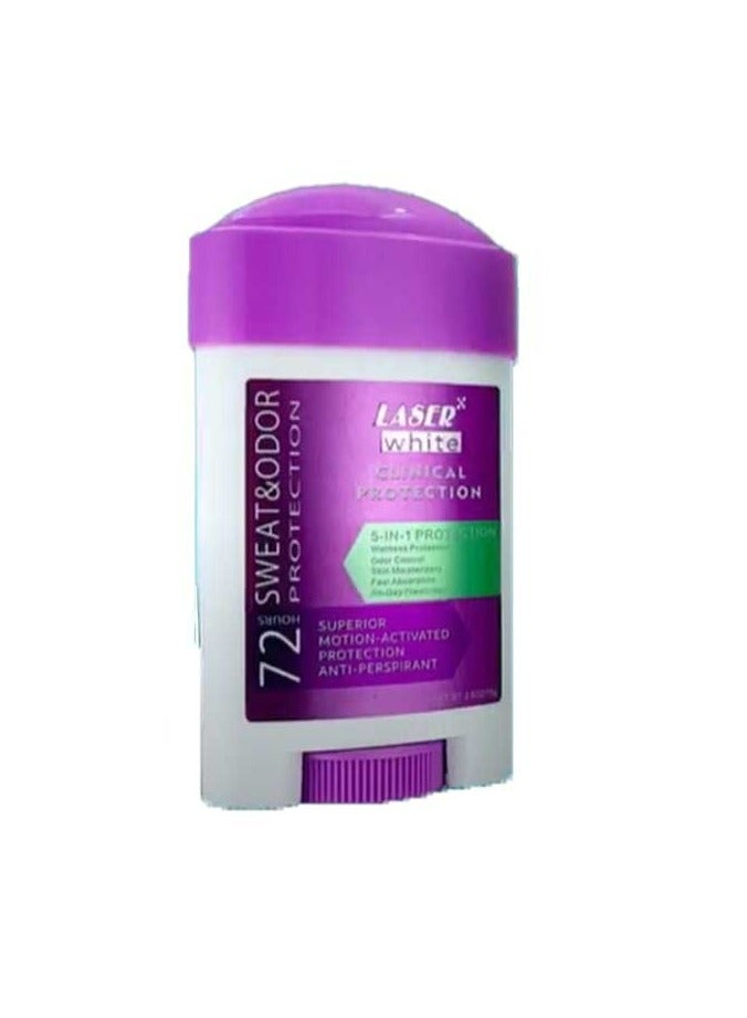 laser white Clinical Protection Cream 72 Hours Antiperspirant Deodorant 75g 