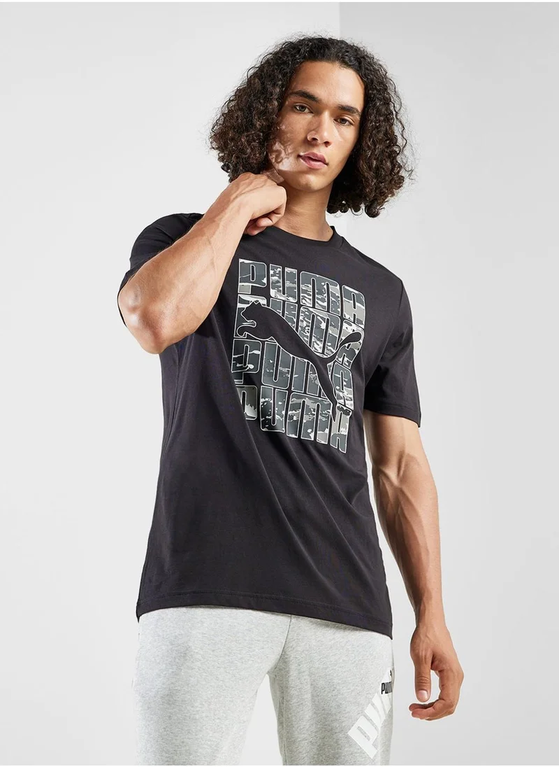 PUMA Graphic Camo T-Shirt