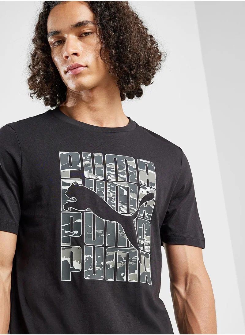 PUMA Graphic Camo T-Shirt