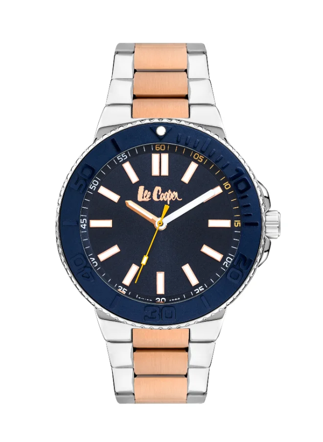 لي كوبر Lee Cooper Men 's Dark Blue Dial Analog watch - LC07945.590