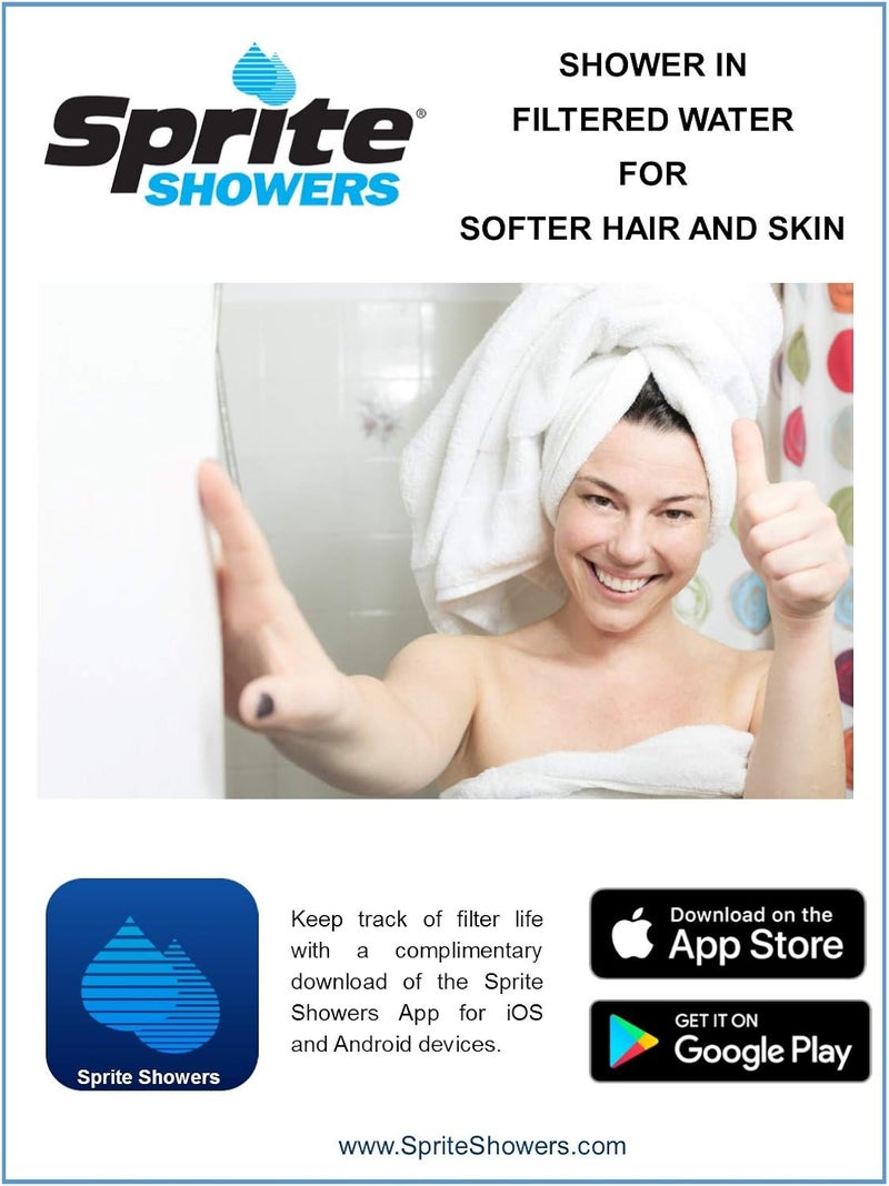 Sprite Slim Line Filter Cartridge Replacement (2 Pack) for Showerheads - Image 4