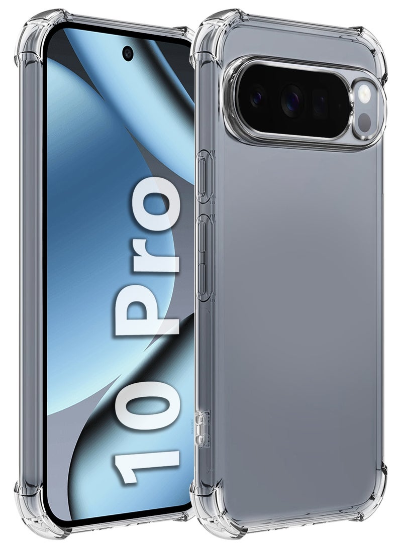 Gorilla Case Cover for Google Pixel 10 Pro 5G, Clear Slim Phone Cover, Anti-Scratch TPU Hard PC Back, Shockproof Protective Case with Camera Protection - Image 3