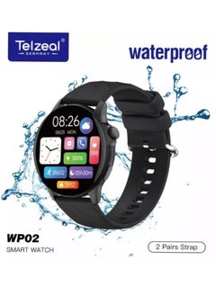Telzeal Telzeal WP02 Waterproof Smartwatch – Fitness & Health Tracker with Multiple Sports Modes  - Image 1