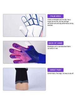 Gonice Children Football Gloves, Goalkeeper Gloves, Professional Men's Latex Football Goalkeeper Gloves, Training Gloves Gear with double wrist protection, abrasion-resistant, non-slip  - Image 4