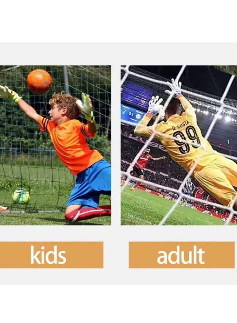 جونيس قفازات كرة القدم للأطفال، قفازات حارس المرمى، قفازات حارس مرمى كرة القدم للرجال المحترفين، قفازات تدريب مع حماية المعصم المزدوج، مقاومة للتخدش، غير انزلاقية - Image 5