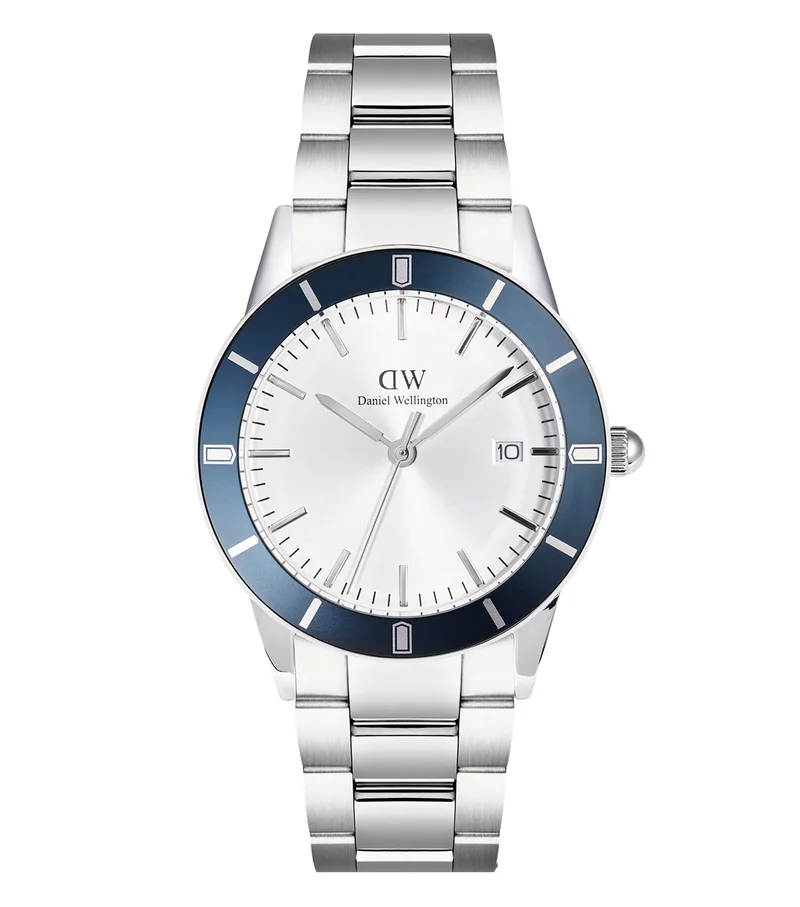 دانيال ولينغتون Iconic Paradigma Link Blue Bezel