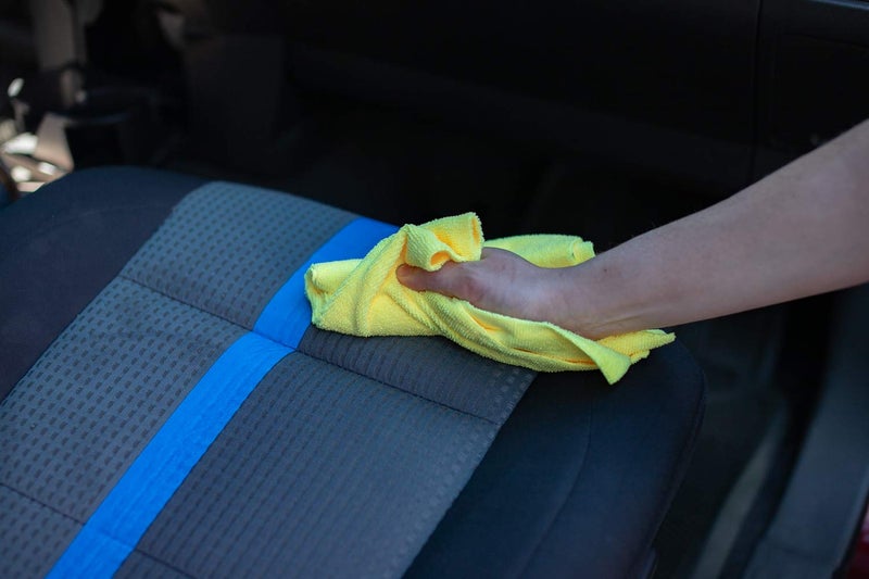 The Rag Company - Edgeless 300 - Microfiber Detailing Towels, Perfect for Removing Polishes, Sealants, and Glaze; Great for Interior Cleaning and Dirty Jobs; 300GSM, 16in x 16in, Ice Grey (10-Pack) - Image 4