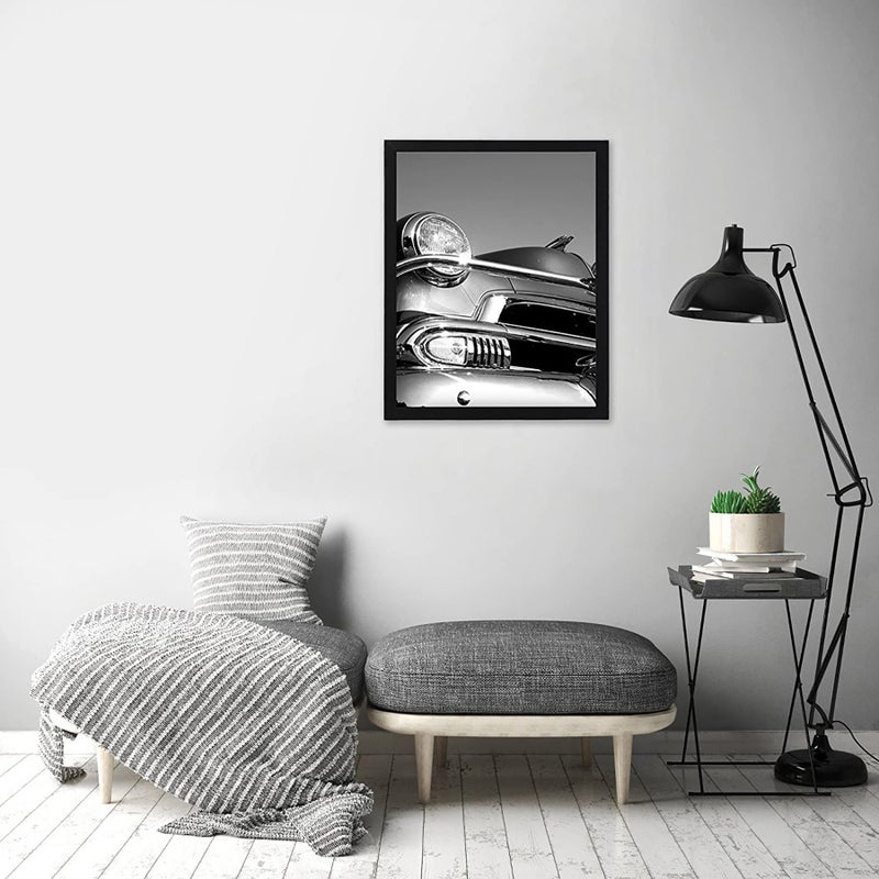 Americanflat 18x24 Poster Frame with Polished Plexiglass - Streamline Collection - Thin Border Picture Frame for Wall Display - Hanging Hardware Included - Black - Image 4