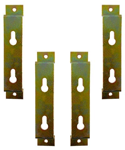 BestNest Erva Bird House Mounting Brackets with Keyhole Openings, Pack of 4 - Image 1