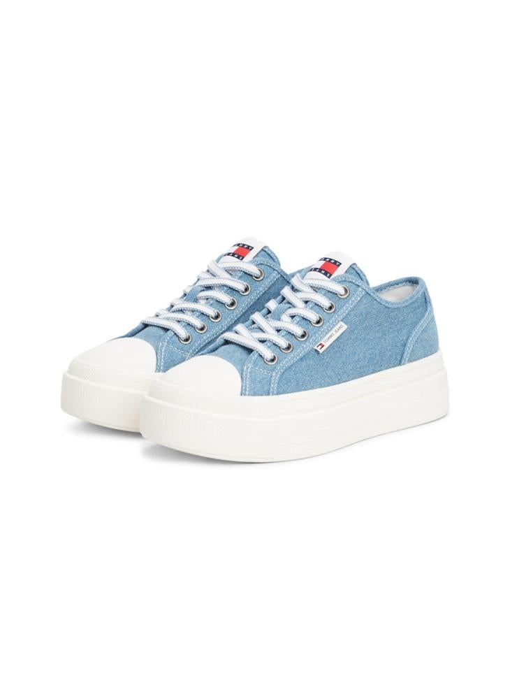 TOMMY JEANS Foxing Lace Up Low Top Sneakers  - Image 4