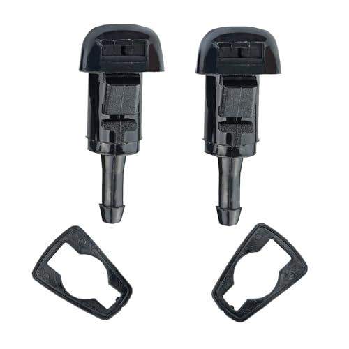 VEELECP 2PCS Windshield Washer Nozzle Sprayers Kit Compatible for 2007-2010 Cirrus, 2007-2010 Patriot, 2006-2010 Charge, 2011-2021 Ram Replace 4805742AB 5303833AA - Image 1