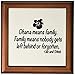 3DROSE 3dRose LLC ft_163985_1 Framed Tile, 8 by 8-Inch, "Ohana Means Family"  - Image 2
