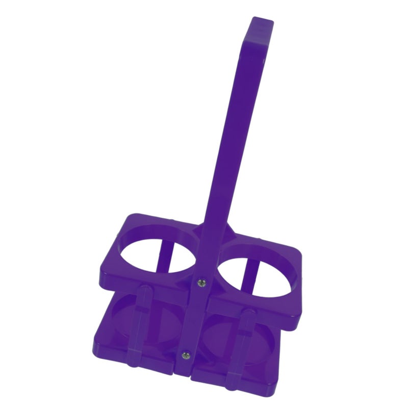 2 Pack Portable Folding Beer Bottle Basket Cup Holder Carrier for Parties Bars Hotels - Image 5