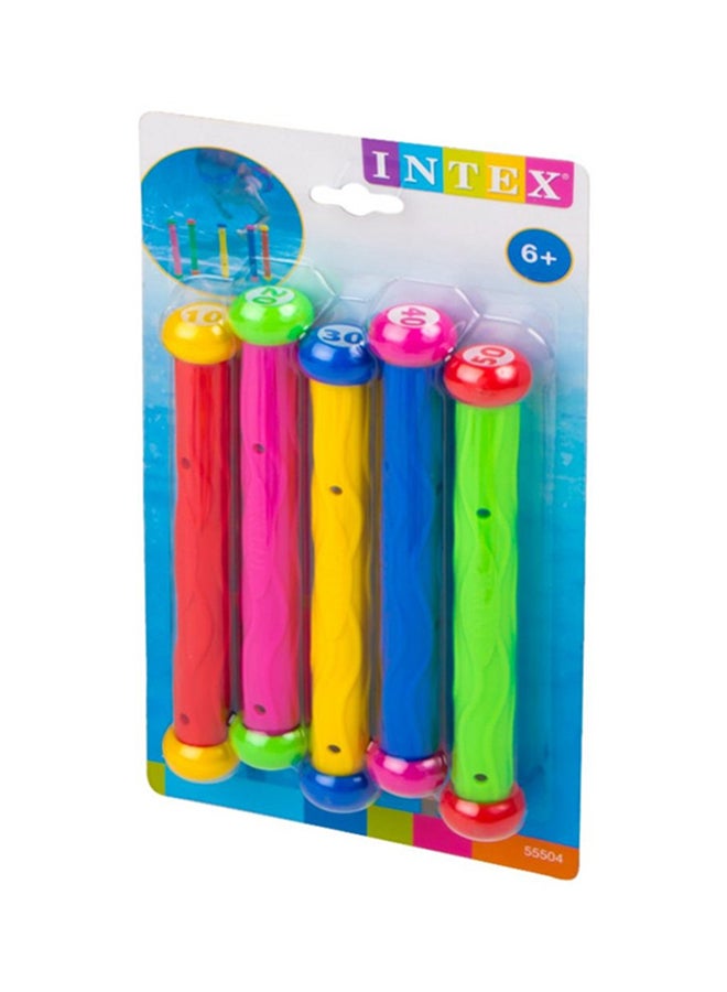 INTEX 5-Piece Underwater Play Sticks 15.87x3.17x29.21cm - Image 2