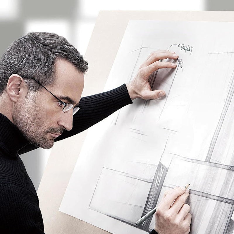 مسطرة ألومنيوم قابلة للطي رمادية 30 سم أداة قياس هندسية للمكتب والفصل الدراسي - Image 3