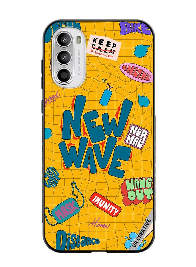 VR CREATIVE Protective Case Cover For Motorola Moto G82 Multiple Logo Design  Multicolour - Image 1