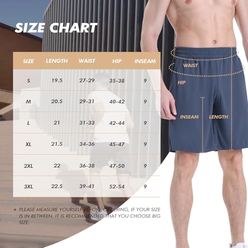 BOOJO 7 Pack Mens Athletic Shorts - Gym Basketball Running Workout Quick Dry Black Shorts with Pockets for Casual Performance - Image 5