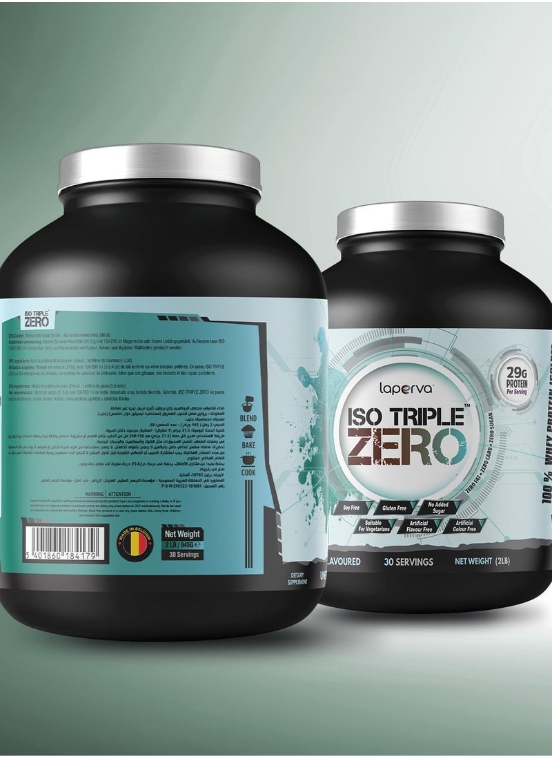 Laperva Iso Triple Zero Next Generation Whey Protein, Unflavored, 2 Lb  - Image 2