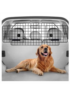 Rabbitgoo Dog Car Barrier for SUVs, Large Pet Car Gate Divider Cargo Area, Adjustable Pet SUV Barriers Universal-Fit, Heavy-Duty Wire Mesh Dog Car Guard,Van Vehicles Dogs Car Accessories Safety Travel  - Image 1