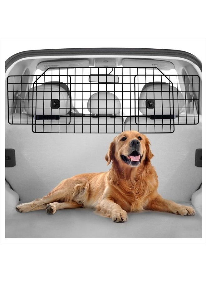 Rabbitgoo - Dog Car Barrier for SUVs, Large Pet Car Gate Divider Cargo Area, Adjustable Pet SUV Barriers Universal-Fit, Heavy-Duty Wire Mesh Dog Car Guard,Van Vehicles Dogs Car Accessories Safety Travel - Image 1