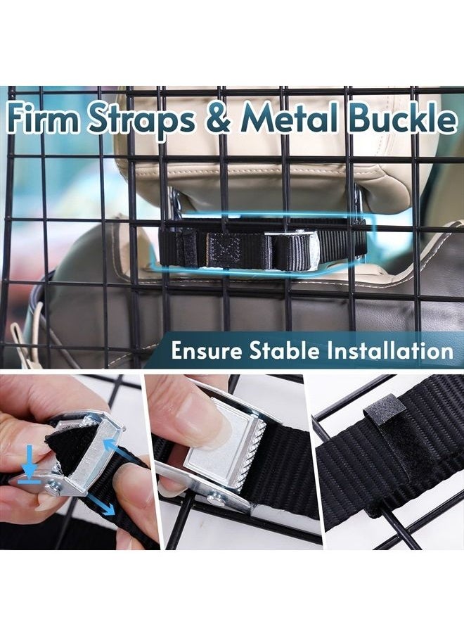 Rabbitgoo - Dog Car Barrier for SUVs, Large Pet Car Gate Divider Cargo Area, Adjustable Pet SUV Barriers Universal-Fit, Heavy-Duty Wire Mesh Dog Car Guard,Van Vehicles Dogs Car Accessories Safety Travel - Image 1