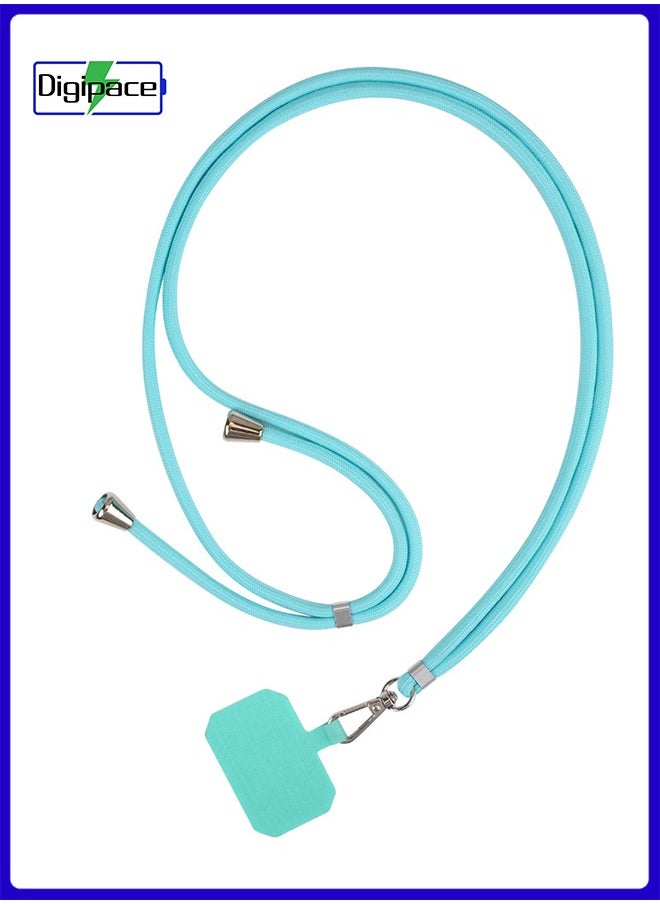Digipace Phone Lanyard, Universal Crossbody Cell Phone Lanyards, Multifunctional Nylon Patch Adjustable Shoulder Neck Strap Compatible with Most Smartphones 