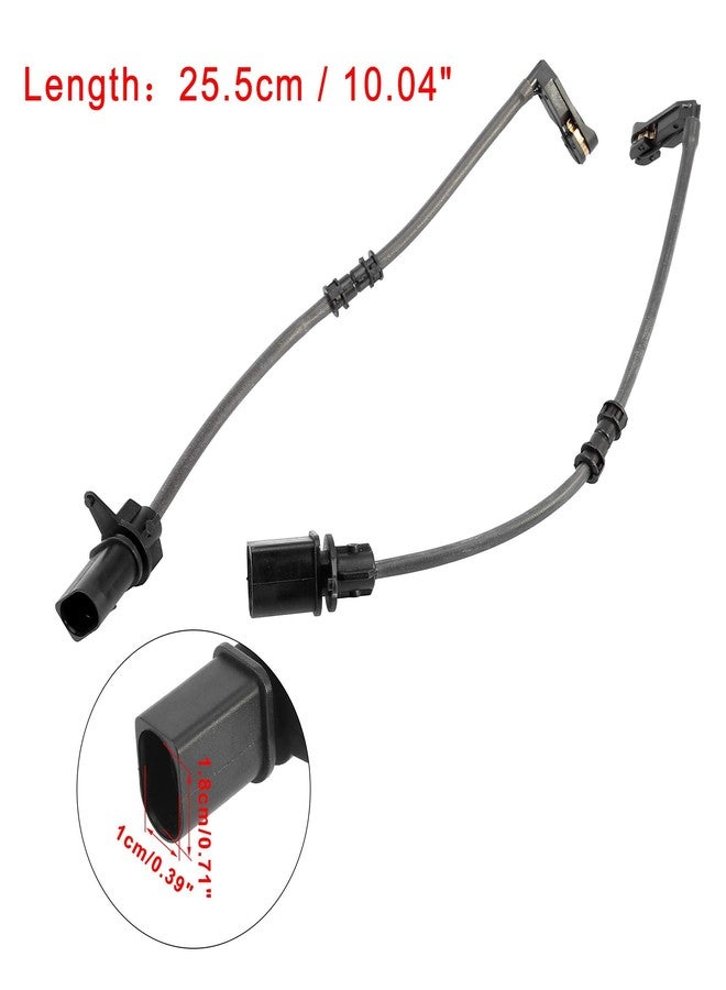 X AUTOHAUX 2pcs Car Rear Brake Pad Wear Sensor 2 Pins for Audi A7 Quattro 2012-2017 4H0615121H - Image 2