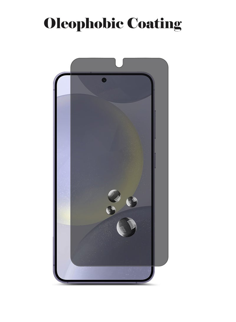 Techie واقي شاشة زجاجي مقوى عالي الجودة لهاتف Samsung Galaxy S24 Plus 2024 - مضاد للفقاعات، صلابة 9H 0.33 مم، حواف مستديرة، سهل التركيب - Image 2