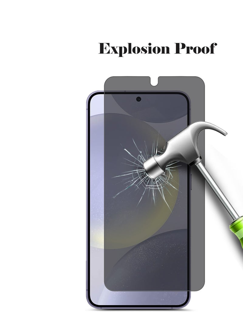 Techie واقي شاشة زجاجي مقوى عالي الجودة لهاتف Samsung Galaxy S24 Plus 2024 - مضاد للفقاعات، صلابة 9H 0.33 مم، حواف مستديرة، سهل التركيب - Image 5