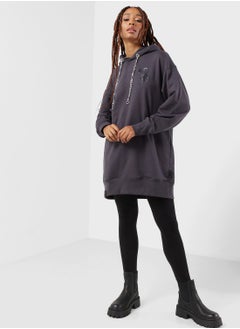 izzue Down Logo Hoodie  - Image 4