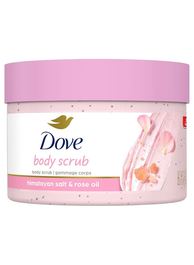 دوف مقشر للجسم بحبيبات ملح الهيمالايا وزيت الورد 298 جرام - Image 1