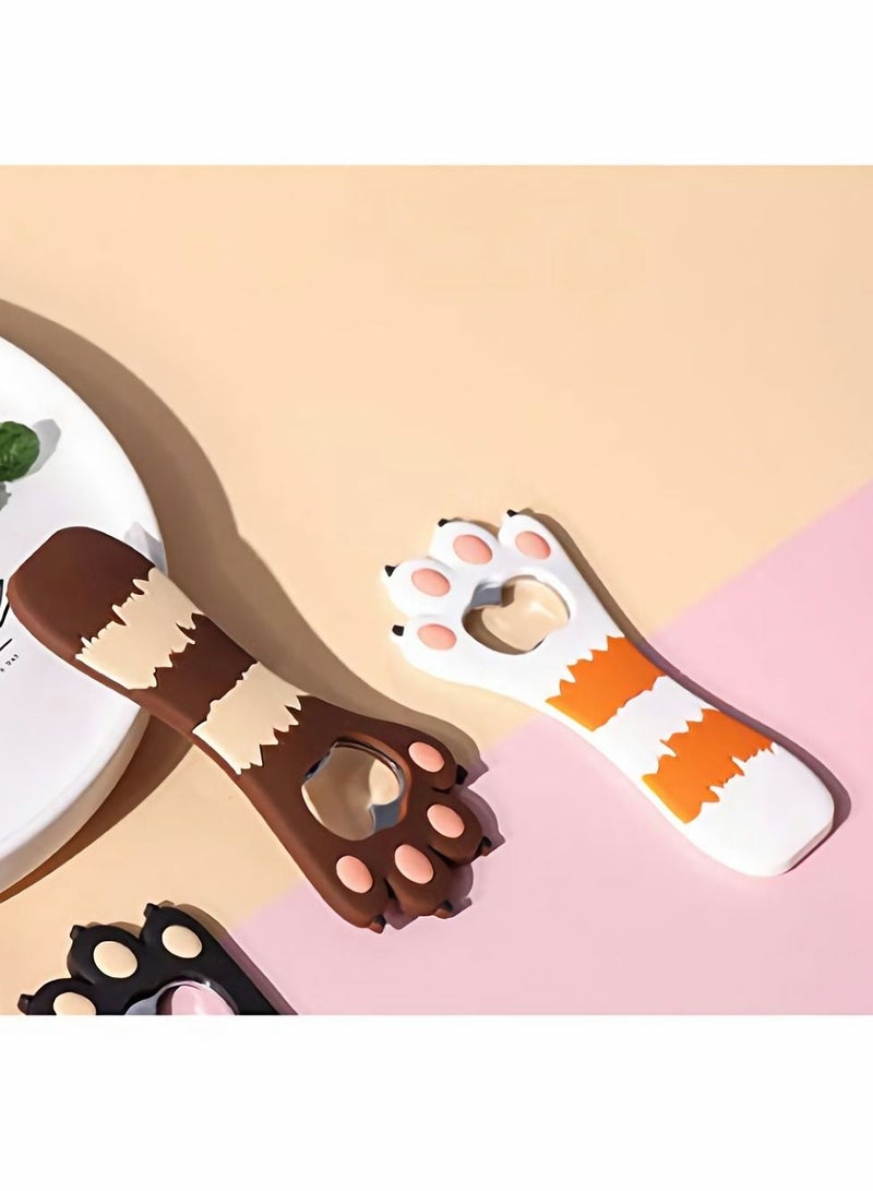 Y&D Cat Claw Bottle Opener, Silicone Material with Magnetic Paw Opener Personalized Home Kitchen Decoration (2Pcs)  - Image 3